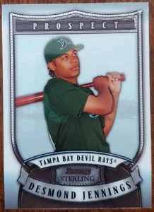 2007 BOWMAN STERLING DESMOND JENNINGS PROSPECTS TAMPA BAY RAYS #BSP-DJ NM/MT - Picture 1 of 2