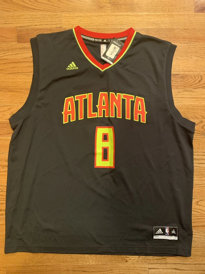 RARE NBA Dwight Howard Atlanta Hawks Jersey 2XL NWT NEW ROAD BLACK VTG - Image 1 of 4