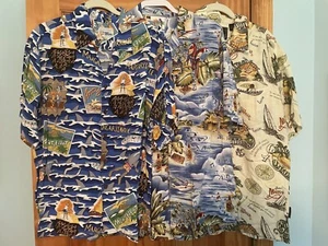 2 Reyn Spooner & 1 Margaritaville Hawaii Jimmy Buffet Freizeithemden plus T’s - Bild 1 von 24