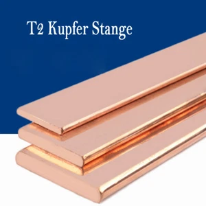 Kupfer Stange  Kupferschiene Cu Breite, Dicke und Länge wählbar Flache  - Picture 1 of 10
