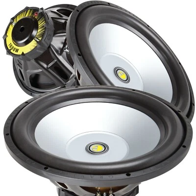 Pair of Gravity 15 Inch 3200 Watt Car Audio Subwoofer 4 Ohm Power ( 2 SUB )