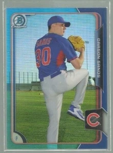 2015 Bowman Chrome Draft Blue Refractors #190 Carson Sands 068/150 (ref40029) - Picture 1 of 1