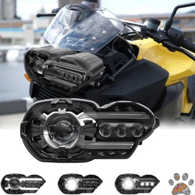 For BMW K1200R 2005-2009 K1300R 2010-2013 LED Headlight High Low Beam Front Lamp - Image 1 of 4