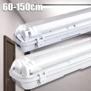 LED Röhre Feuchtraumleuchte Leuchtstoffröhre Neonröhre Röhrenlampe 60/120/150 cm - Bild 1 von 16
