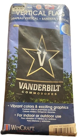 Wincraft Sports Vanderbilt Commodores 27"x37" Vertical Team Flag Decor NCAA Cover