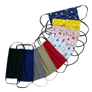 Handmade Kids face mask with filter pocket 2.5 PM filter Cotton mask - Picture 1 of 23