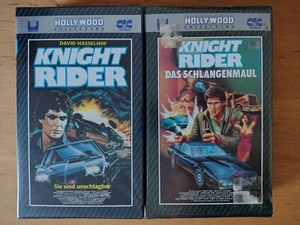 Knight Rider - Sie sind unschlagbar & Das Schlangenmaul (1982/1984) CIC VHS Rar - Bild 1 von 3
