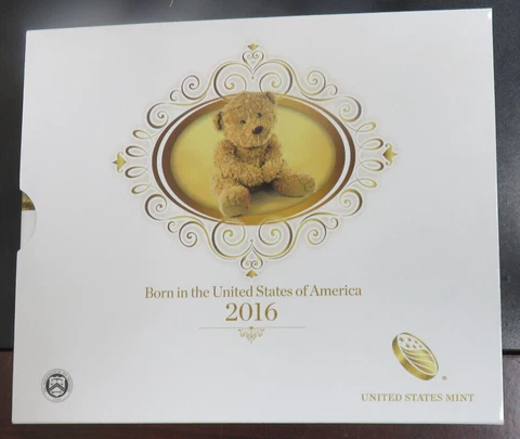 SCARCE!! 2016 US MINT BORN IN THE UNITED STATES COIN SET! Cover