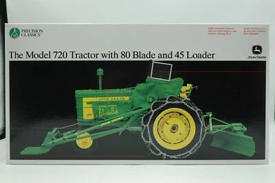 ERTL 15165 THE MODEL 720 JD TRACTOR WITH 80 BLADE AND 45 LOADER 1:16 SCALE N.I.B - Image 1 of 4