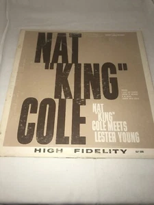 Nat King Cole Meets Lester Young 33RPM 5305  012217LLE - Picture 1 of 7