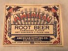 American Bottling Vintage Root Beer Bottle Label, San Francisco, California