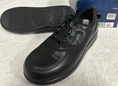 SAS Time Out Black 9 Slim Men's Shoes FREE SHIPPING New In Box Save Big - Image 1 of 4