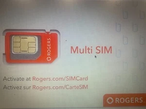 200 CARTES MULTI SIM ROGERS au choix 0-60 min DLVRY même-LE LENDEMAIN-100%+FDBK - Photo 1 sur 1