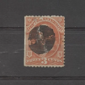 No: 135810 - USA - "INTERIOR" - AN OLD 3 C STAMP - USED!! - Picture 1 of 1