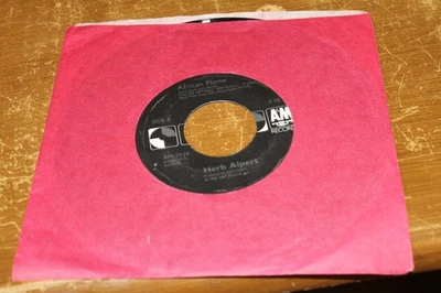 HERB ALPERT DIAMONDS / AFRICAN FLAME 45 RPM RECORD - Image 1 of 3