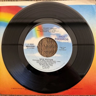 New Edition - N. E. Heart Break / (instrumental) - MCA MCA-53391 - M - Image 1 of 2