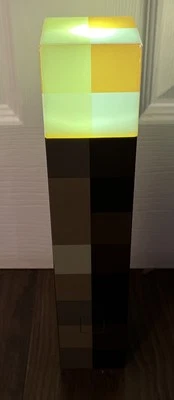Wall Torch From Minecraft Light Up  Torch from Think Geek Carry Tested Works - Image 1 of 4