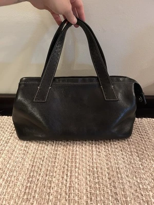 Fossil Bag Sedona Black Leather Bucket Satchel Shoulder Hobo Purse ZB9095 - Image 1 of 4