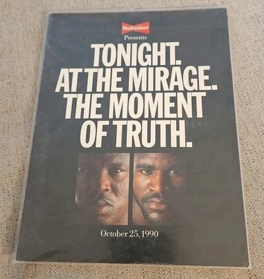 Douglas vs Holyfield Official Program The Moment of Truth Vegas Oct. 25, 1990 - Image 1 of 2