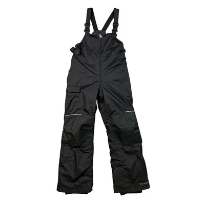 Columbia Snow Bib Youth L Large Black Adventure Ride Waterproof Omni Tech Winter - Image 1 of 4