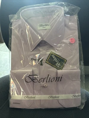 Camisa abotonada Berlioni Italia para hombre M Foto 1 de 4