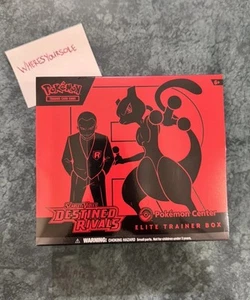 Caja Entrenador Elite Exclusiva Pokemon Center Escarlata y Violeta Destinados Rivales ETB - Imagen 1 de 8