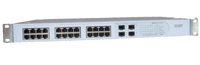 Interruptor de línea base 3Com 2824/3C16479 100-240V 50/60Hz 10015151 24 puertos Foto 1 de 4