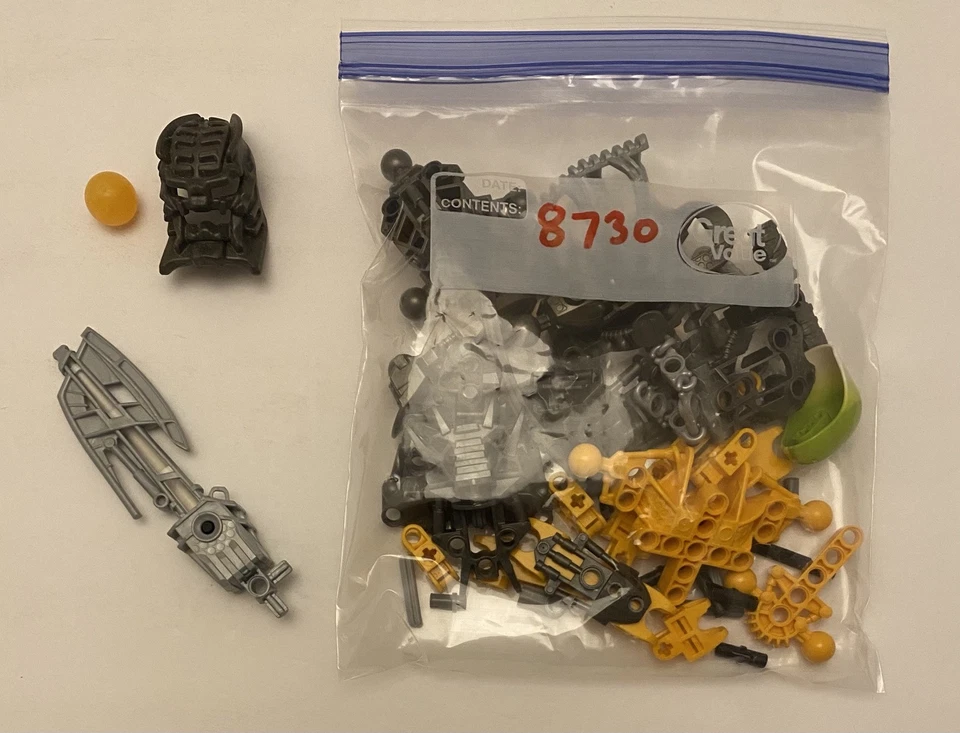 Lego Bionicle 8730 Toa Inika Hewkii Figura Completa 1 Esfera Zamor  Foto 1 de 1