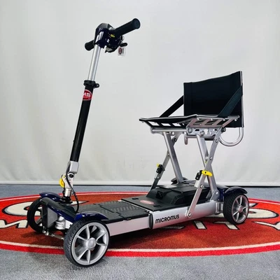 2024 CareCo Micromus (Indigo) Lithium Portable Folding Mobility Scooter Buggy - Image 1 of 4