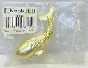 Vintage Gold Wal Knauf Tür Schrank Zugknauf Schublade Tür - Bild 1 von 4