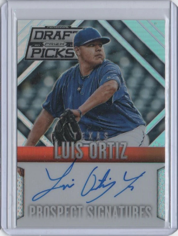 Prizm Perennial Draft Picks 2014 autógrafo Prizm #30 Luis Ortiz Rangers RC Foto 1 de 1