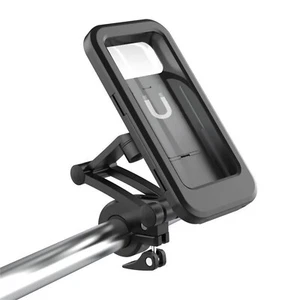 Waterproof Bike Cycle Phone Support Mount Holder Case For Huawei 4.0~6.7in Phone - Picture 1 of 11