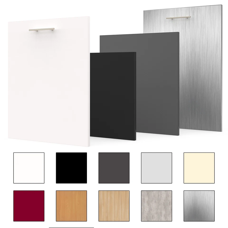 X57 Geschirrspülerfront 19mm - Blende voll-, teilintegriert 60/45er und nach Maß - Bild 1 von 3