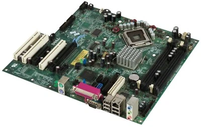 Motherboard Original Dell 0CJ774 LGA775 4x DDR2 3x PCI 3x Pcie For Precision 380 - Image 1 of 2