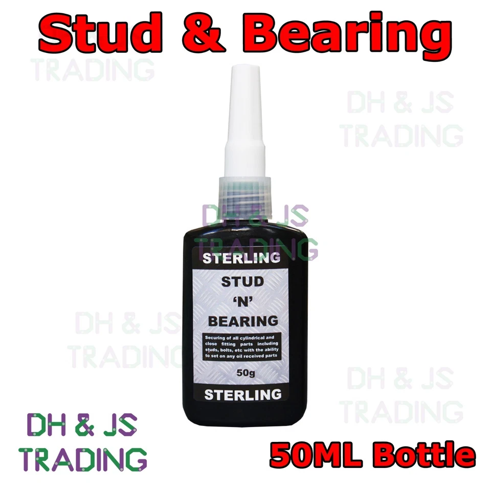 STERLING Stud & Bearing 50ML LOCTITE Adhesive Hi High Strength Loctite Sealer Nutlock