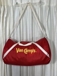 Van Camps Seesack Vintage Schweinefleisch und Bohnen Sporttasche rot gelb Werbeartikel - Bild 1 von 21