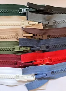 YKK - VSO58A Reversible/Flipover Vislon (Plastic) Zip - Picture 1 of 13