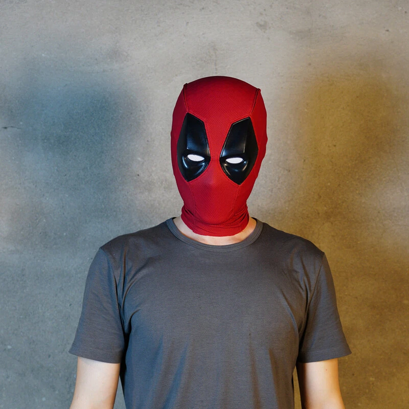 New Handmade Deadpool 3 Movie Mask Cosplay Wearable Helmet Prop Mask + Faceshell - Image 1 of 4
