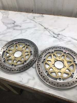 99 Kawasaki ZRX ZR 1100 ZRX1100 передний тормоз роторы диски справа слева комплект - Изображение 1 из 4