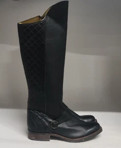 Justin Doetan Western Boot Black Womens Size 8B - Picture 1 of 10