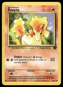 Ponyta HP 64/82 Team Rocket Pokemon Card - Picture 1 of 2