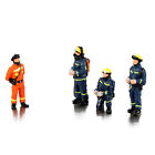 1/64 accessoires de scène poupées personnage pompiers pompiers modèles décoration