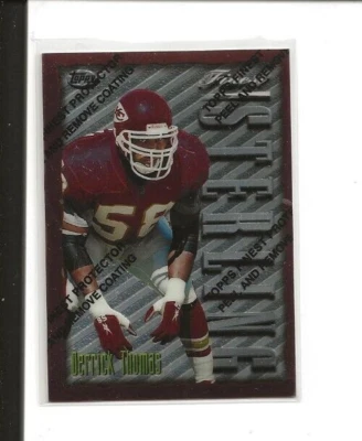 Derrick Thomas 1996 Topps Finest - card # 242  / KC Chiefs - Image 1 of 2
