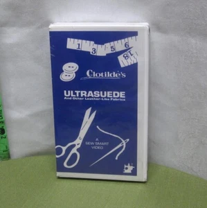 ULTRASUEDE & Other Leather-Like Fabrics VHS sewing instructional Clotilde 1988 - Picture 1 of 2