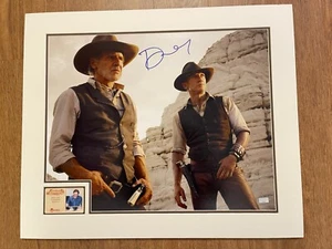 Daniel Craig Signed Cowboys 16x20 With Harrison Ford Matted CA Proof Coa Bond - Picture 1 of 4