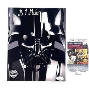 Foto oficial firmada por Star Wars Darth Vader Pix 8x10 escultura Brian Muir JSA 🔥 - Imagen 1 de 5