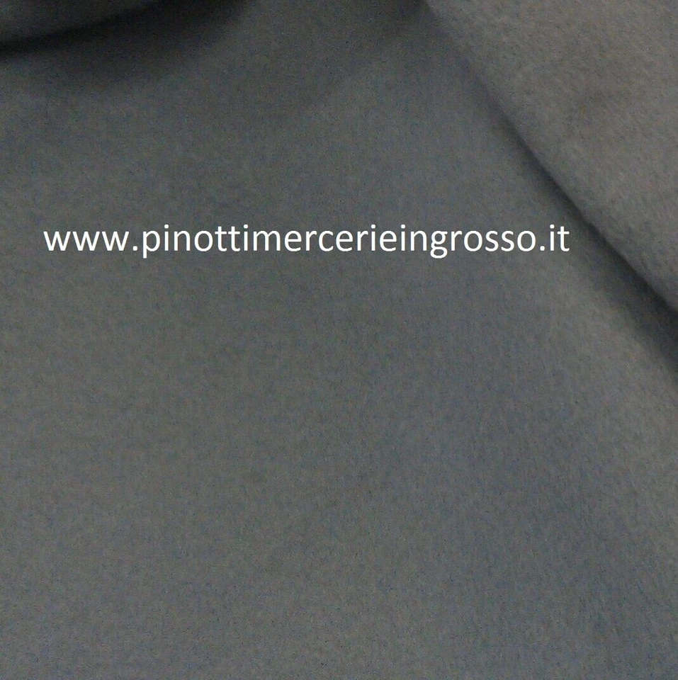PINOTTI TESSUTO STOFFA PILE PAIL ANTIPILLING 767 GRIGIO - AL METRO IN ALTEZZA=CM 150