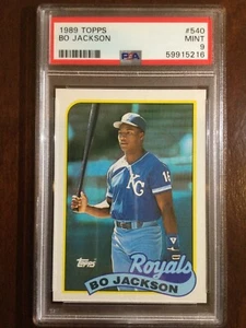 1989 Topps — Bo Jackson — 4th Year — MINT PSA 9 - Picture 1 of 2