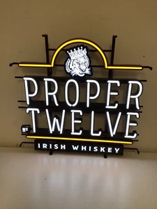 Proper Twelve LED Bar light Connor Mcgregor Irish Whiskey led sign - Picture 1 of 5