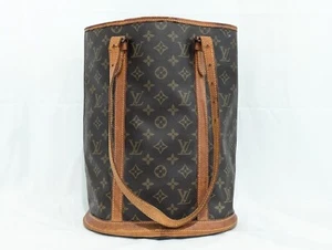 LOUIS VUITTON Monogram Bucket GM Shoulder Tote Bag M42236 VI0970 JUNK Authentic - Picture 1 of 13